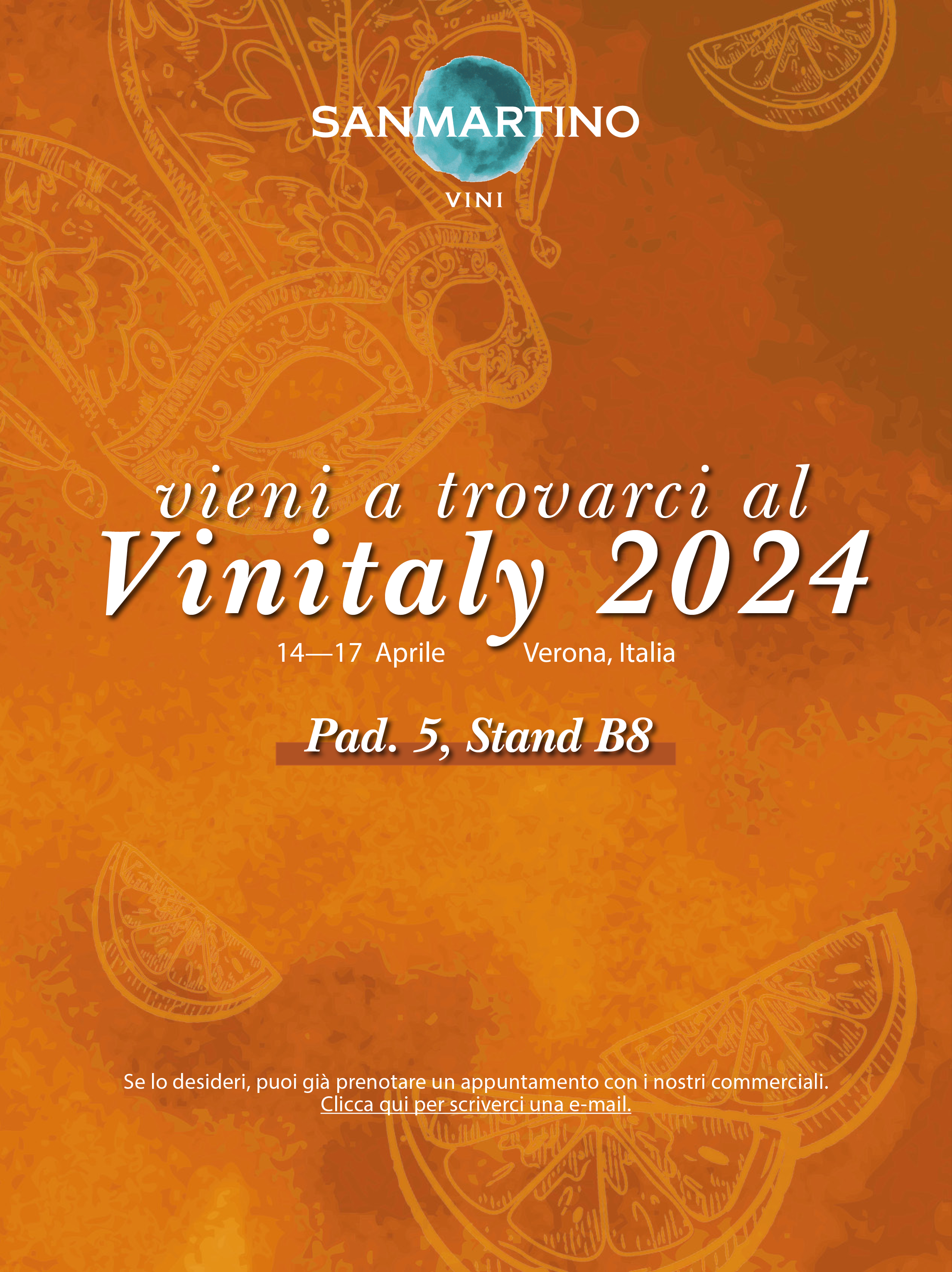 Vieni a trovarci al Vinitaly 2024